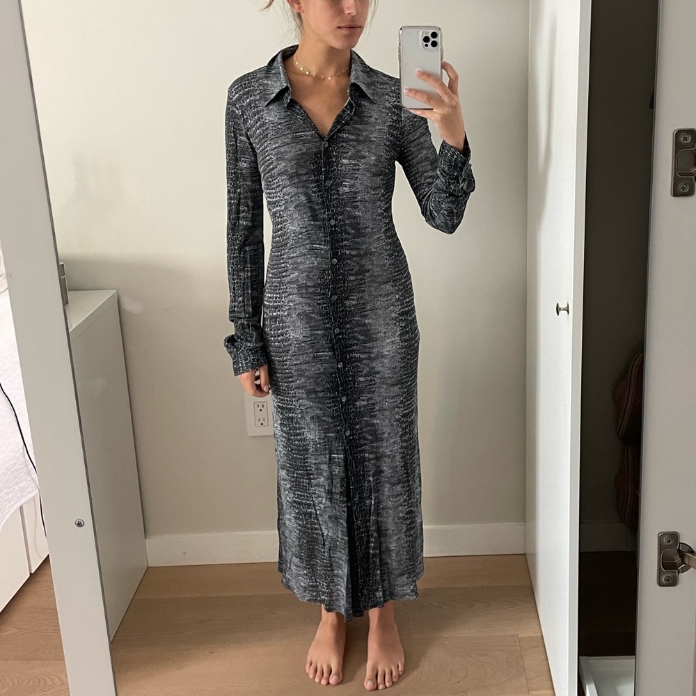 Michael Kors Long Printed Dress - Size 6
